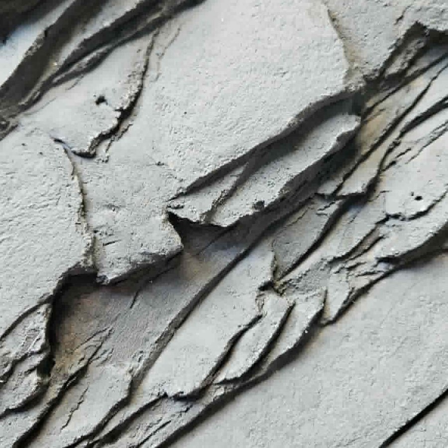 &Eacute;chantillon r&eacute;el de parement effet ardoise feuillet&eacute;e sculpt&eacute; &agrave; la main, feuilles minces en cascade